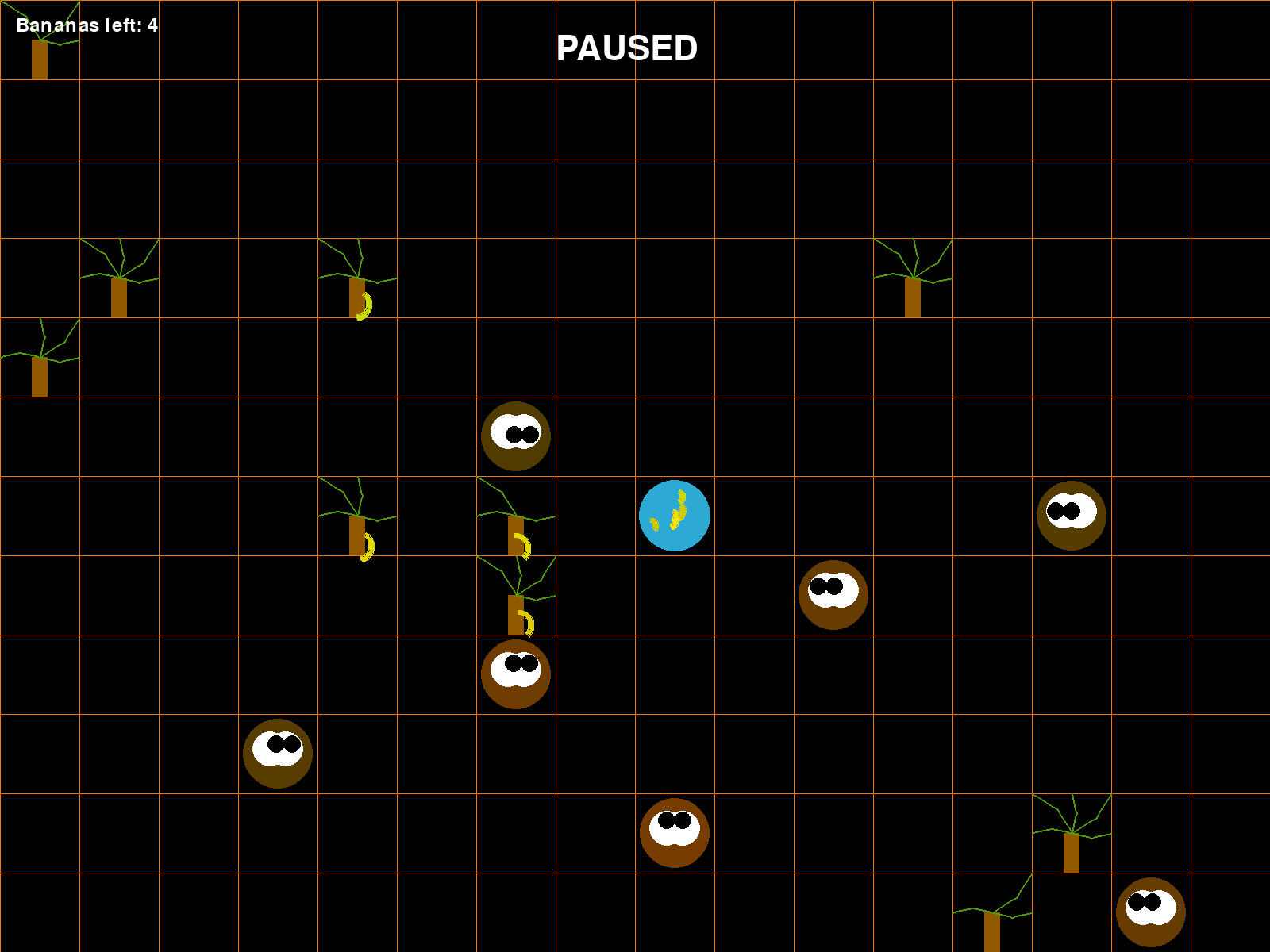 Game capture of the alpha stage of Blob Alone - A Banana Adventure
